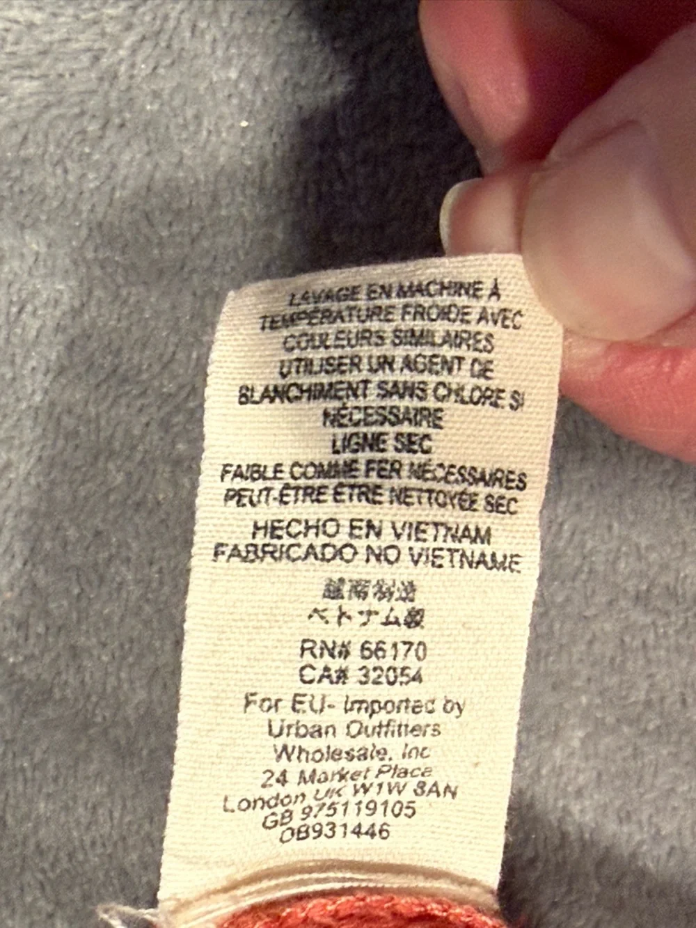 Free People Terracotta Maria Maria Lace Blouse size L - Picture 9 of 9